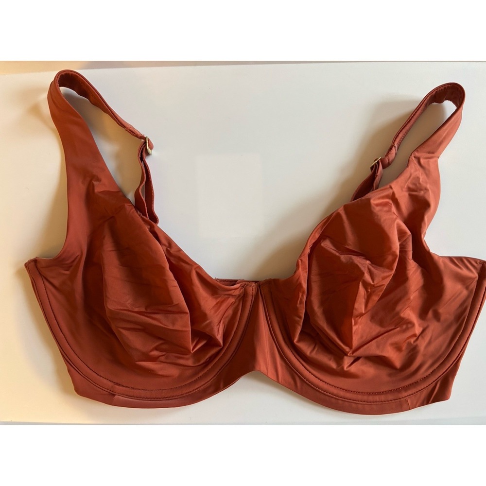 CUUP The Scoop Rust Underwire Bra 36F